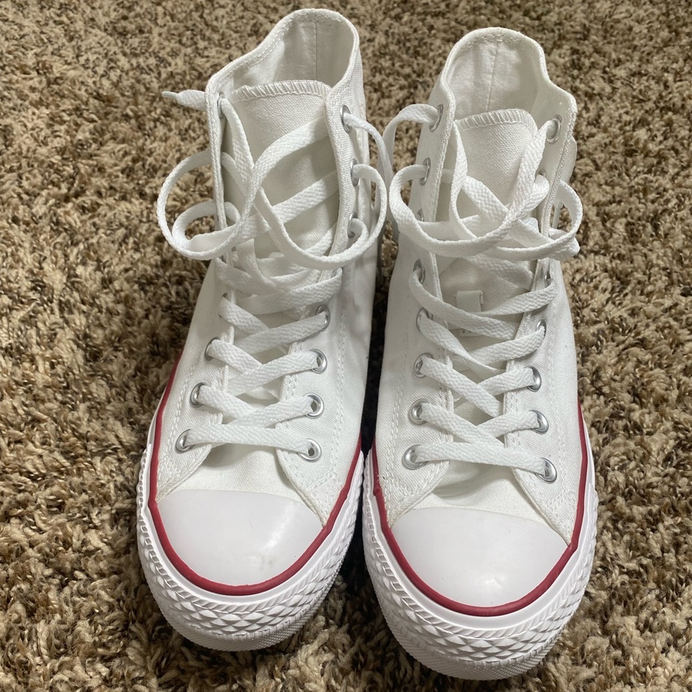 White High Top Converse